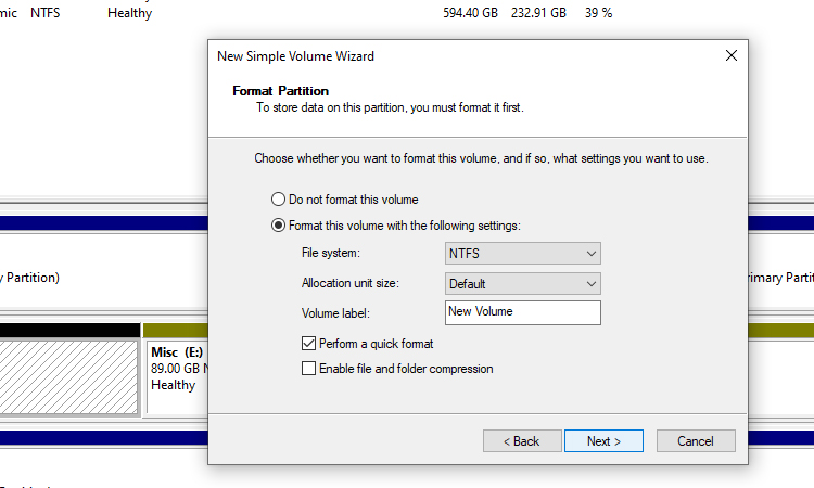 how to format my hard drive without the disk
