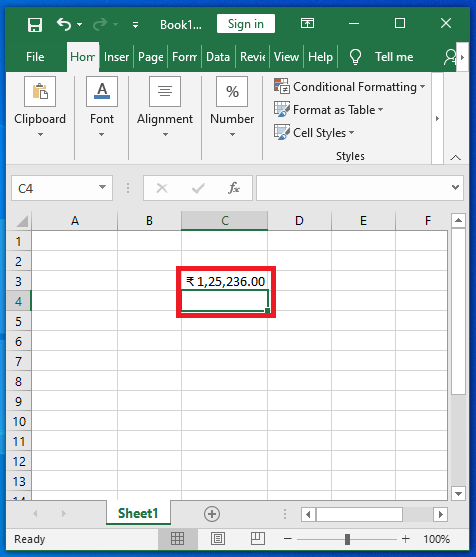 convert number to indian rupee format 