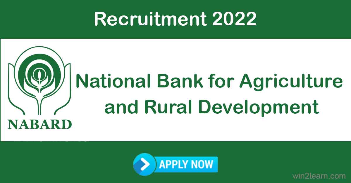 NABARD recruitment 2022