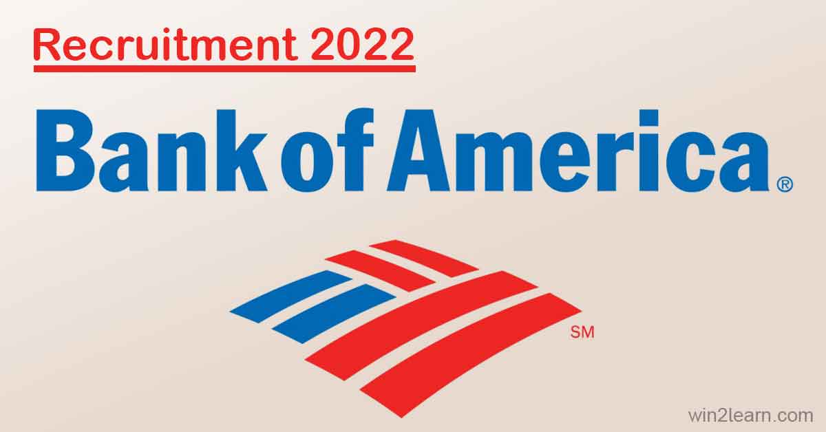 Bank of America Recruitment-2022