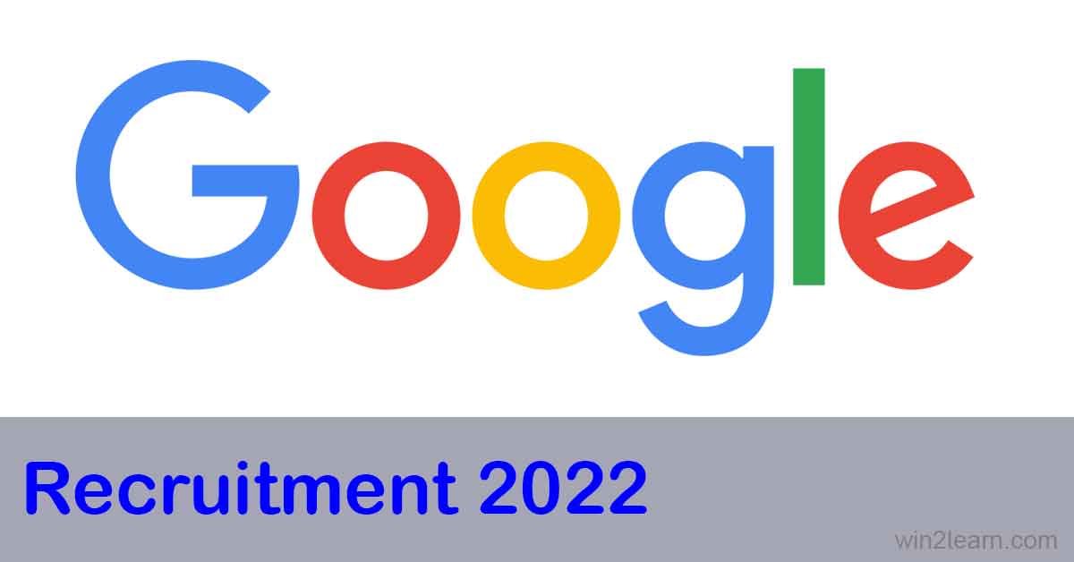 Google vacancy-2022