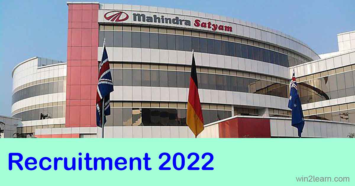 Vacancy at Mahindra 2022