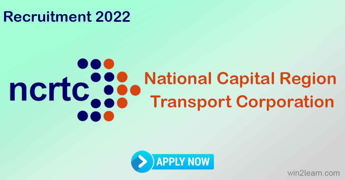 NCRTC Recruitment 2022