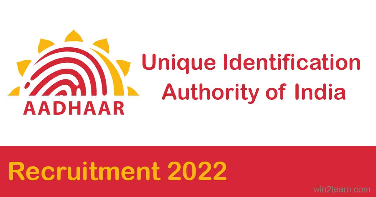 UIDAI Recruitment 2022